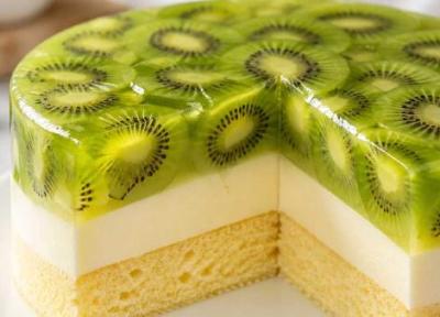 طرز تهیه کیک پودینگ با ژله و کیوی مجلسی طرز تهیه کیک پودینگ با ژله و کیوی مجلسی